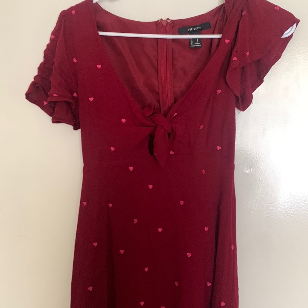Forever 21 Heart Skater Dress